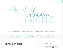 Tablet Screenshot of foreverdreamcatching.com